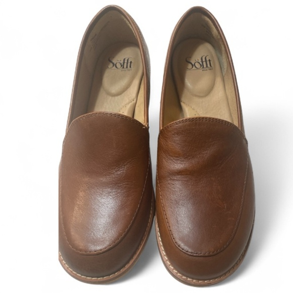 Sofft Brown Leather Loafers